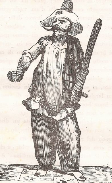 Pulcinella napolitano del 600