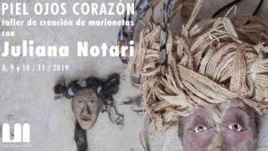 Taller de creació cos/titelles amb Juliana Notari, a la Casa-Taller de Marionetes de Pepe Otal @ Espai Matèric
