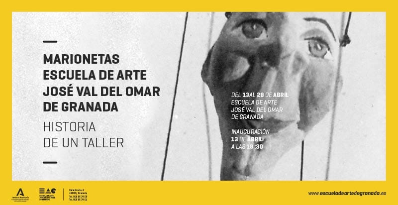 ‘Marionetas. Historia de un Taller’: exposición en Granada, sobre la Escuela de Arte y el Taller de Marionetas dirigido por Luís J. Sánchez Ruíz