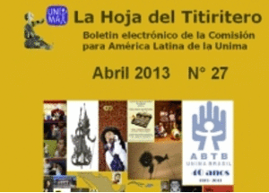 <!--:es-->“La Hoja del Titiritero”, la revista-boletín de la Comisión para América Latina de la Unima<!--:-->
