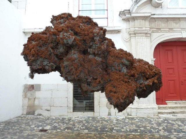 Escultura, Patio Palacio Belmonte, Lisboa