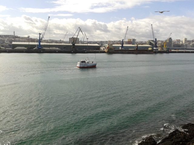 Entrando en la Coruña