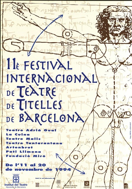 Cartelll Festival de Titelles de Barcelona 1994