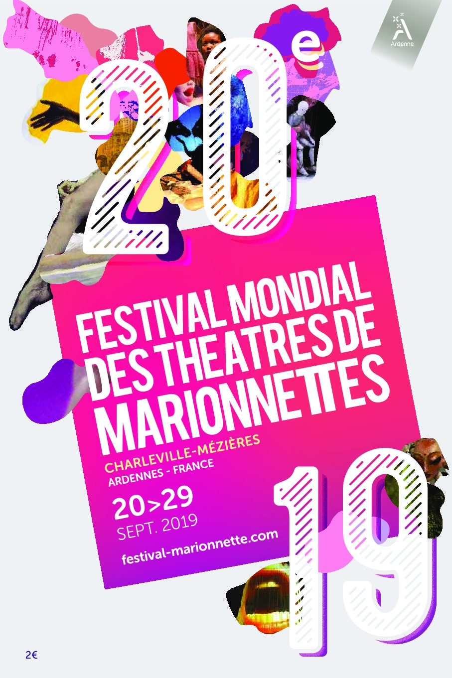 Festival Mondial des Théâtre de Marionnettes 2019 en Charleville-Mézières. 90 aniversario de Unima