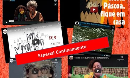 La actividad titiritera no se detiene: talleres, espectáculos, improvisaciones, tráilers… en la Red