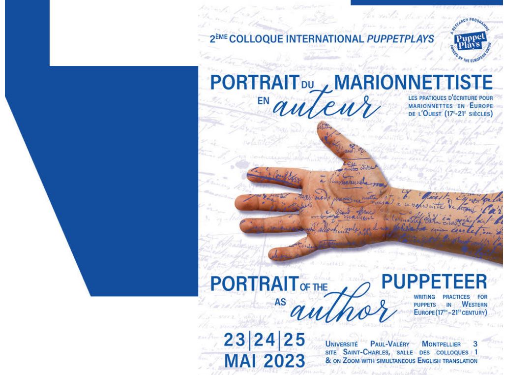 Empieza el Coloquio Internacional PuppetPlays 2023: Retrato del Titiritero como Autor – La práctica de la escritura para títeres en Europa Occidental (del s.XVII al s.XXI) en Montpellier