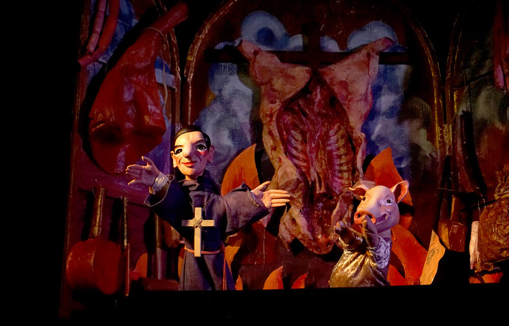 EL RETABLILLO DEL PUERCO DE SAN ANTÓN, de La Cartonera Teatro, en el Centre Cívic Drassanes de Barcelona