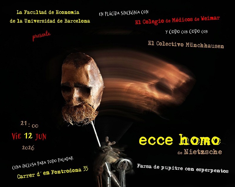 ‘Ecce homo, o de cómo convertirse en sí mismo’, por el Colectivo Patillas Black, en el Salón Mau Mau de Barcelona