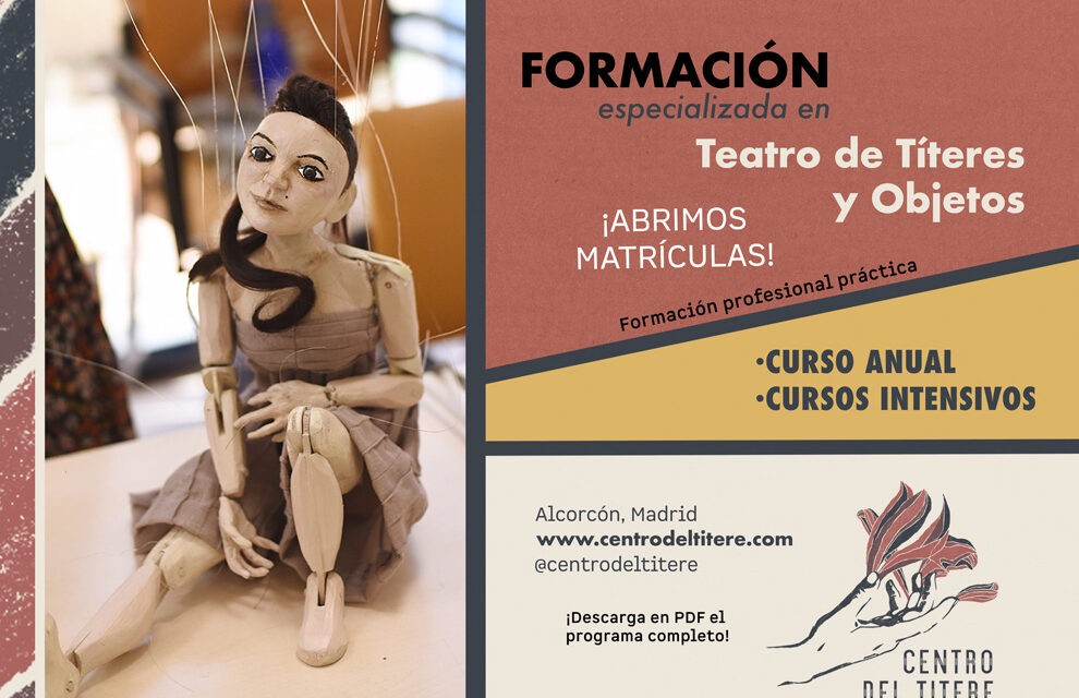 Matrículas abiertas para el nuevo curso anual en El Centro del Títere de Alcorcón, Madrid