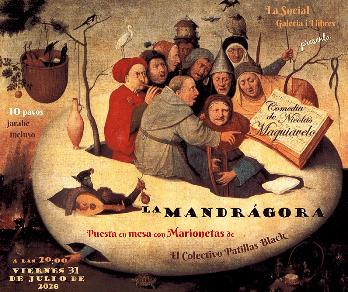‘La Mandrágora’, de Nicolás Maquiavelo. Versión del Colectivo Patillas Black, en La Social de Barcelona